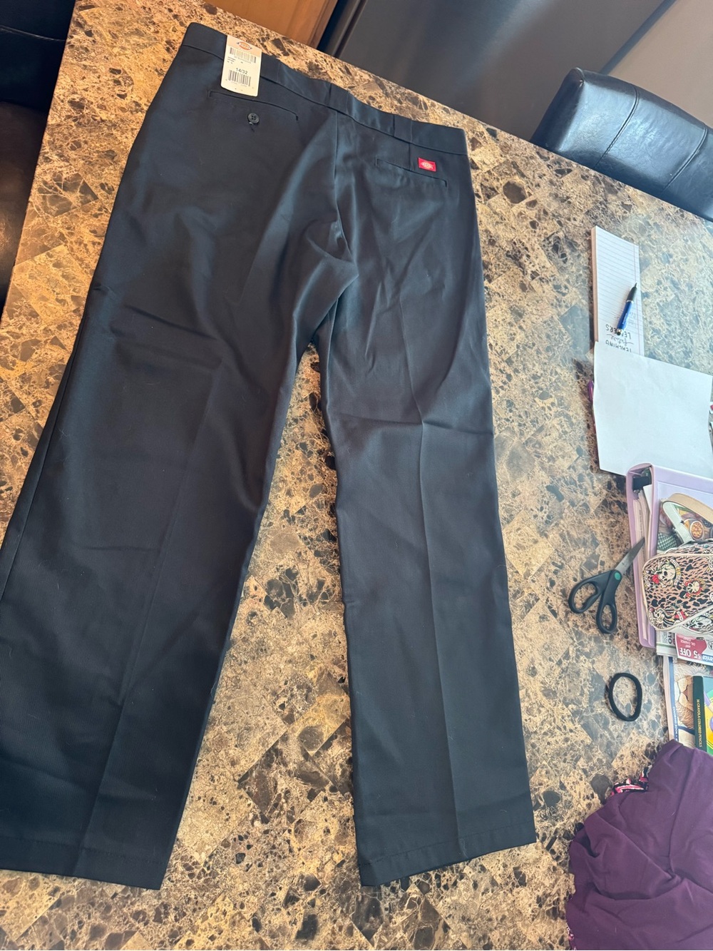 Dickies Black Straight-Leg Work pants women